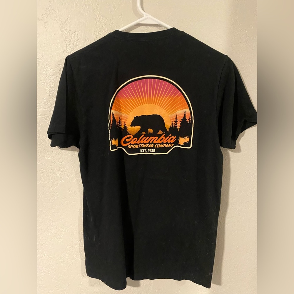 Columbia Black Men’s shirt Medium - Picture 2 of 3